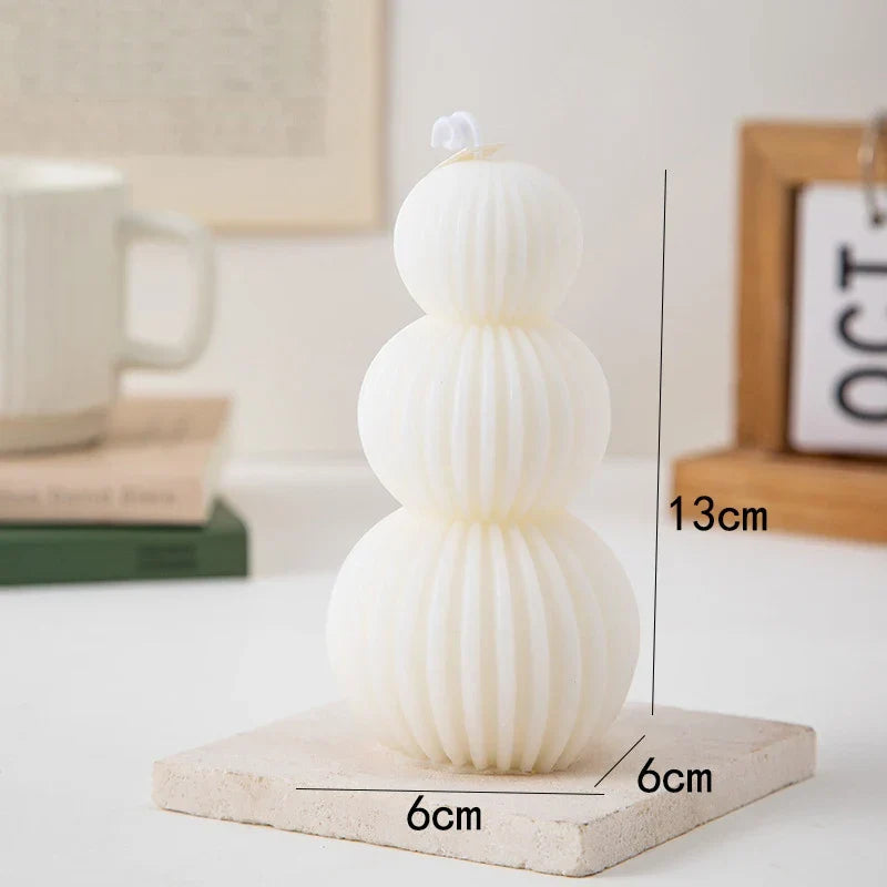Creative Geometric Scented Candle Golf Ball Design Decoration