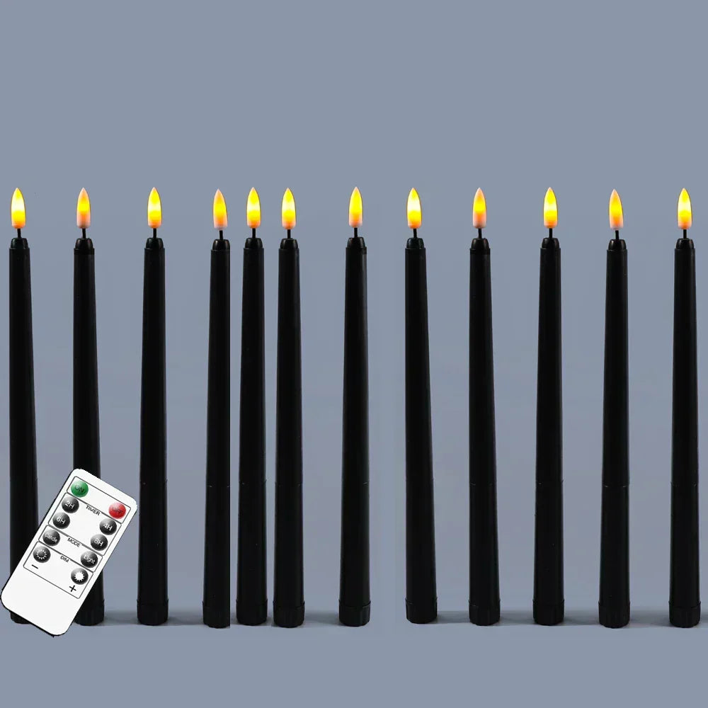 LED candles with flame effect for Halloween decoration