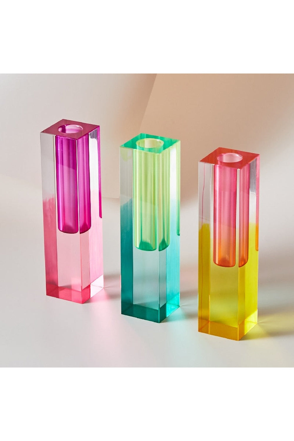 Rainbow Flower Vase