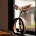 Nordic Style Oval Frame Tube Vase