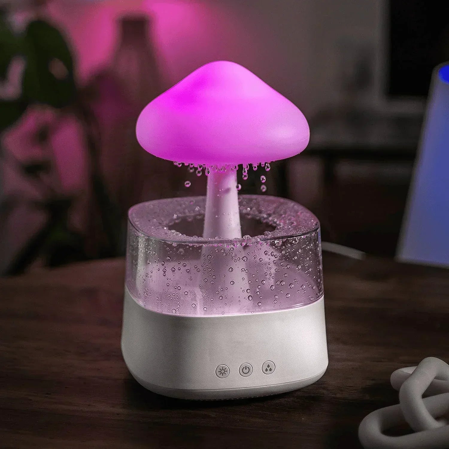 Mushroom Cloud Rain Diffuser Relaxing Humidifier - Atumis