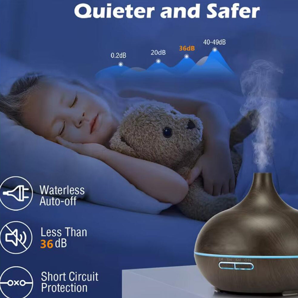 Aroma Diffuser – 500 ml with wood look
