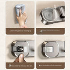 Wall Hook Panel Without Drilling – OrganizePlus Hidden 5-Hook Rack