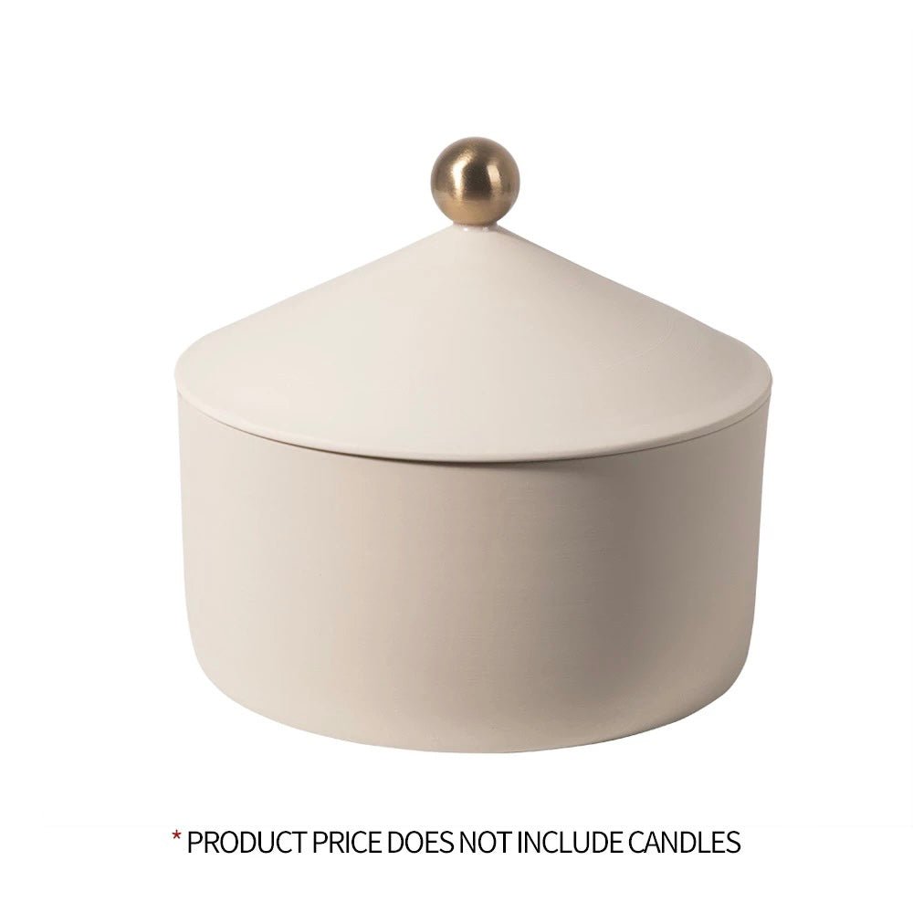Ceramic Storage Candle Container with Lid