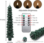 Flameless LED Candles with Remote Control – Realistic 3D Flickering Model LumaGlow