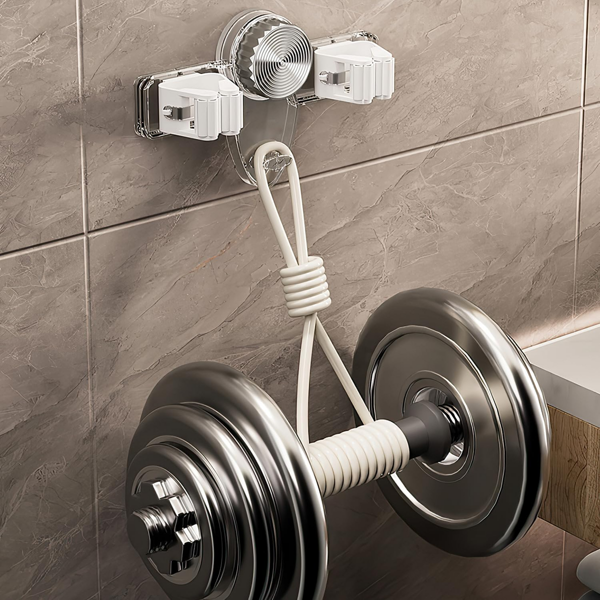 Wall Grip Organization Rack Slim Hold for Pugs & More