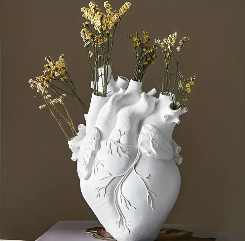 Elena Heart-Shaped Vase – Greek-Inspired