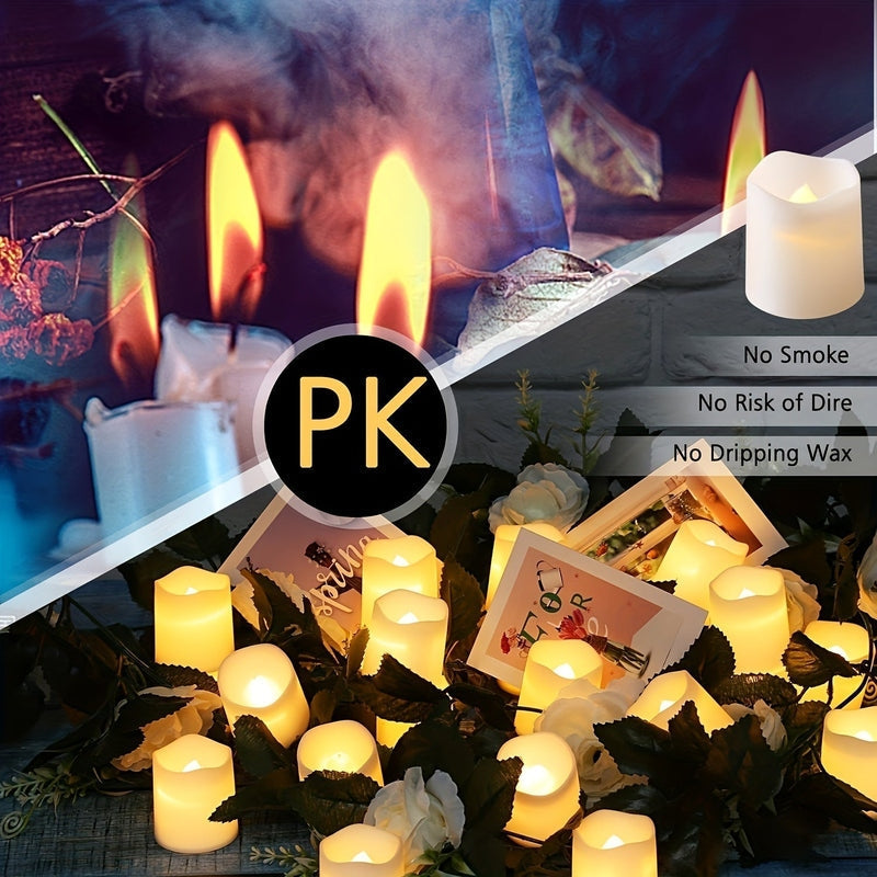 LED Candles Warm White Flameless Tea Lights