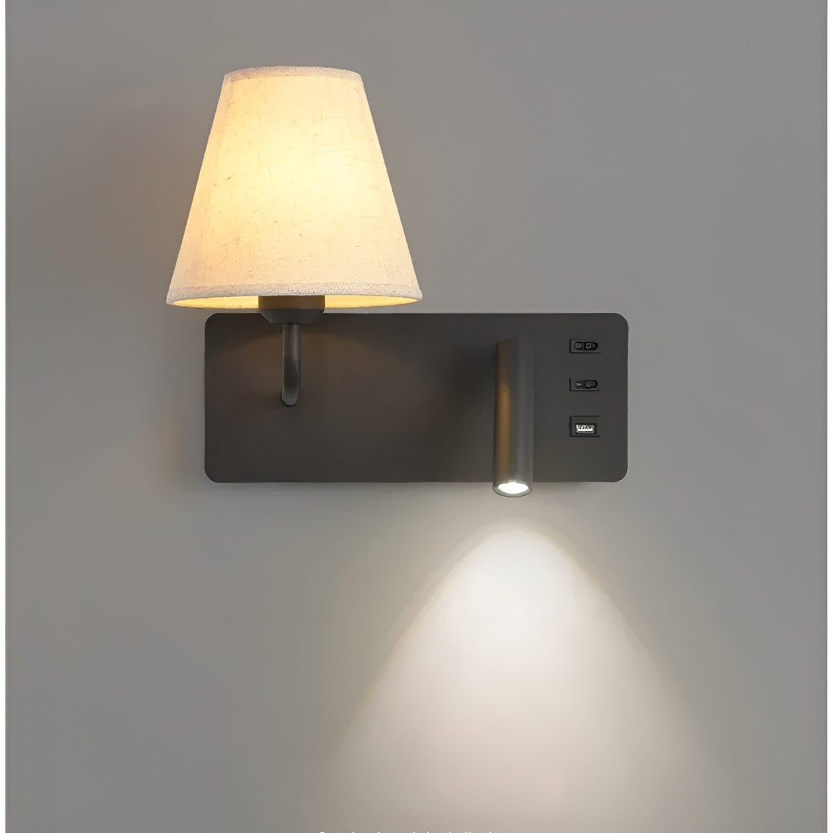 Reading lamp with candle light effect – Warm, decorative light | Perfect for the bedroom & bed