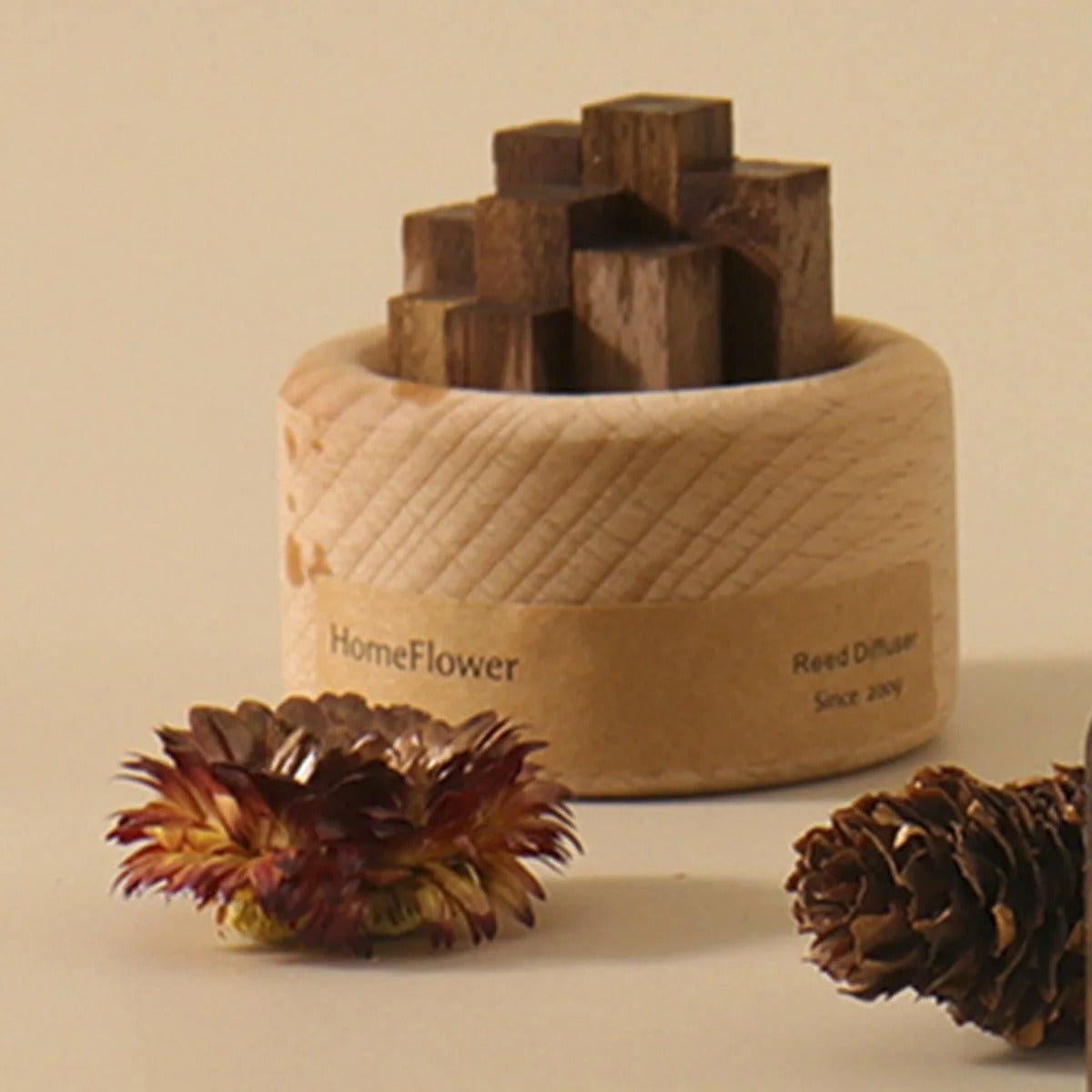 Natural Scent Diffuser | Solid Wood