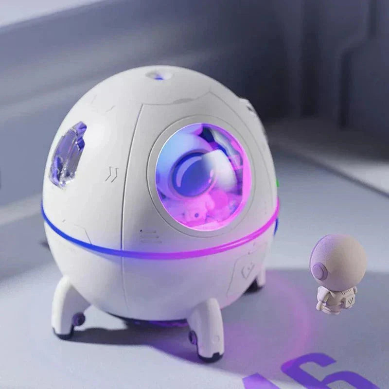 Portable Astronaut Air Humidifier with Night Light & Aroma Diffuser - AstroMist