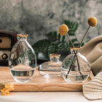 TrioVase Glass Vases Set Stylish Design Perfect Decoration Available in various colors