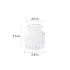 Petal-Textured-Glass Accents & Vases