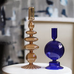 Nordic Stylish Bubble Glass Candle Holder