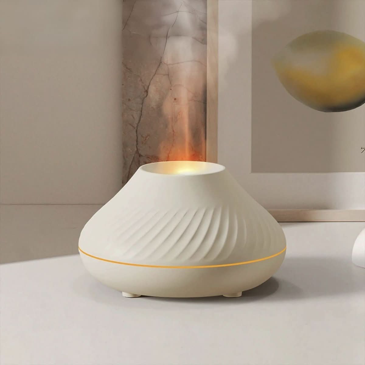 Volcano Flame Effect Air Humidifier and Aroma Diffuser