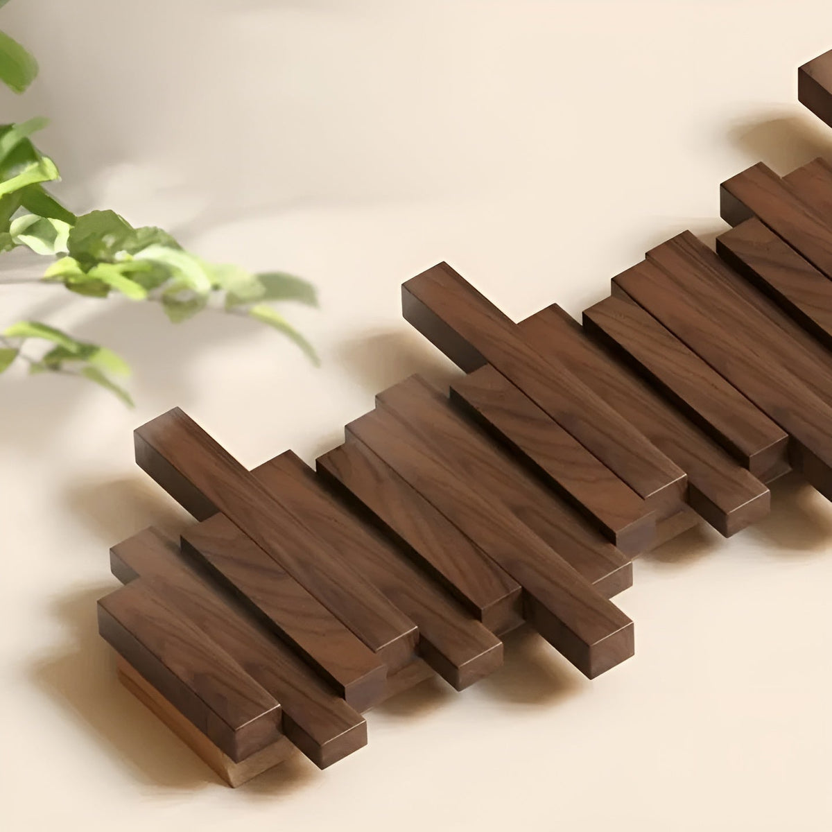 Stylish wooden wardrobe – FlexiMerocie magnetic hooks for more organization | Ideal for bedroom