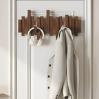 Stylish wooden wardrobe – FlexiMerocie magnetic hooks for more organization | Ideal for bedroom
